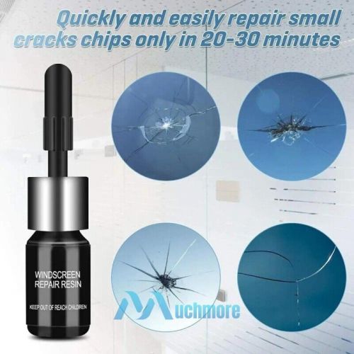 5pack automotive glass nano repair kit fluid fix car windshield resin chip crack