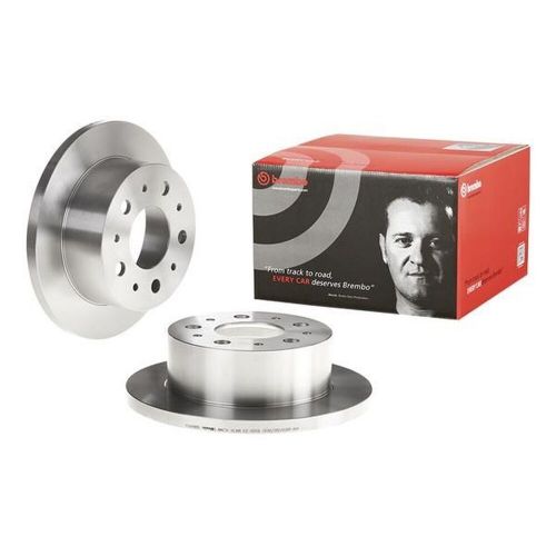 Brembo pair solid brake discs 08.8094.60 - fits citroen, fiat, peugeot