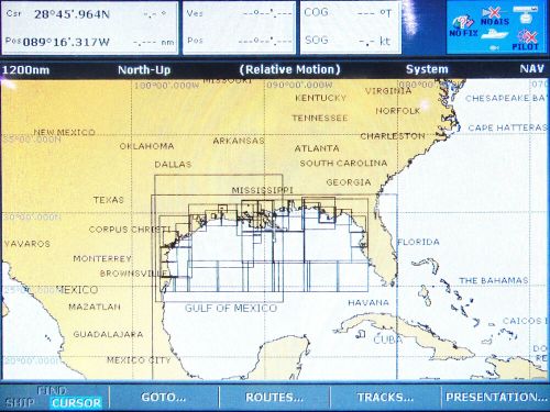 Navionics 2gb cf/ chart card cf/907p &#034;gulf of mexico - bahamas&#034; nov 07 - tested