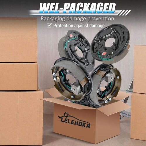 2 pairs electric trailer brake kit 3500 lbs axle, de freno remolque,...