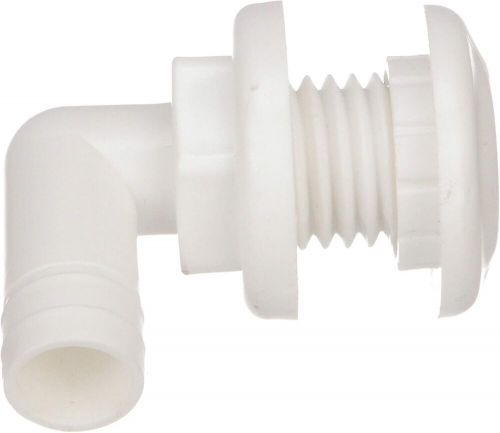 Seachoice 90-degree thru hull fitting one size, white