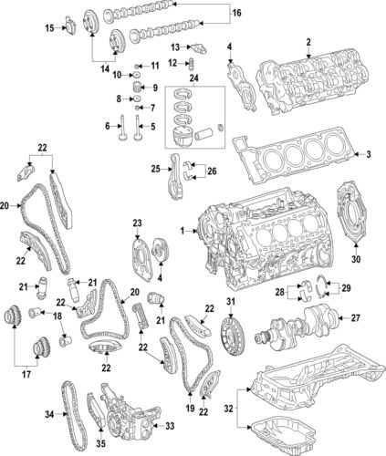 Genuine mercedes-benz bearing 276-030-00-00