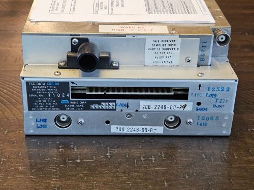 Bendix king kns 80 vor/loc/dme/rnav/gs 066-4008-00 - working with fresh 8130