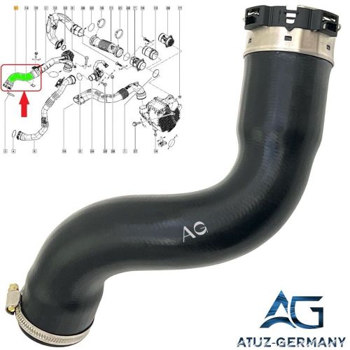 Original ag turbo air intake hose for dacia logan ii 1.5 dci 144602760r