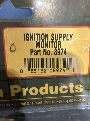 Msd 8974 ignition supply monitor