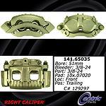 Centric parts 141.65035 front right rebuilt caliper with hardware