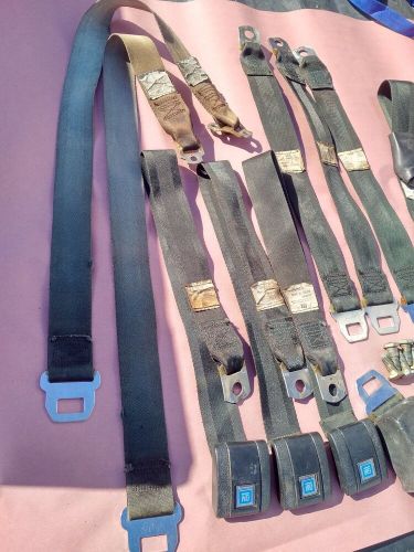 1969 69 gm impala caprice seat belt set oem