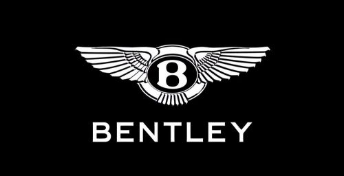 Bentley gt v8s fender chrome emblem - genuine