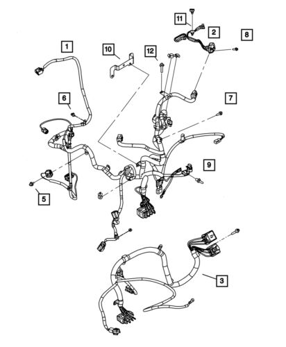 Genuine mopar clamp 5086964ab