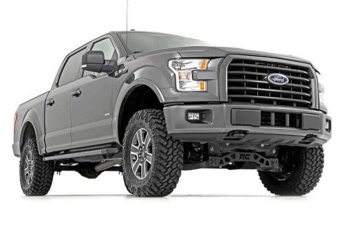 Rough country 4&#034; lift kit w/m1 struts for 2015-2020 ford f-150 4wd - 55540