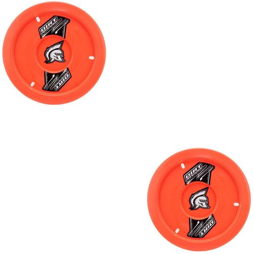 Dirt defender 15 x 8 gen ii solid wheel covers mud covers neon red 2 pack