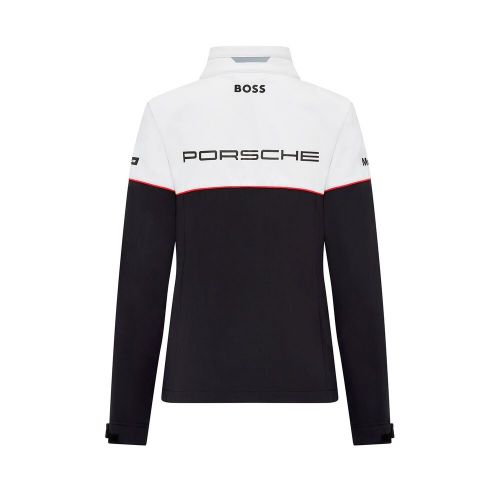 Porsche team softshell jacket womens - black