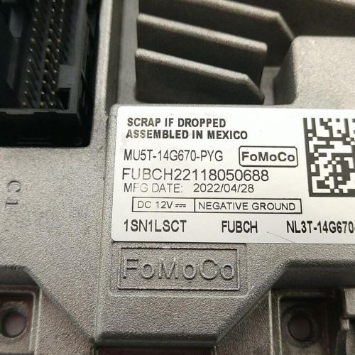 2022 f150      mu5t14g670pyg comm ecu