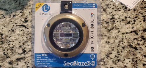 Lumitec 101515 seablazex2 spectrum led underwater light- brand new.