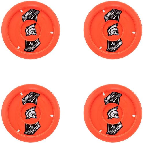 Dirt defender 15 x 8 gen ii solid wheel covers mud covers neon red 4 pack