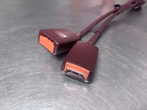 88-98 obs chevy / gmc maroon bench seat belt buckles