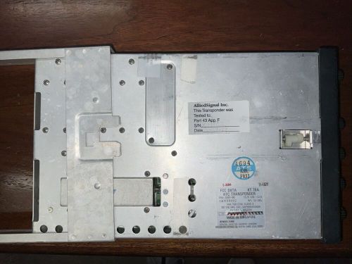 Bendix king kt-76a  transponder w/ mounting tray pn 066-1062-00-parts only