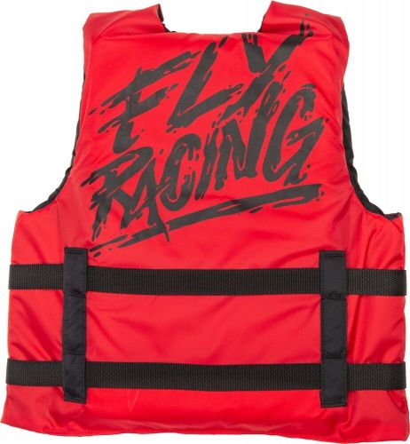 Fly racing youth nylon flotation life vest red/black