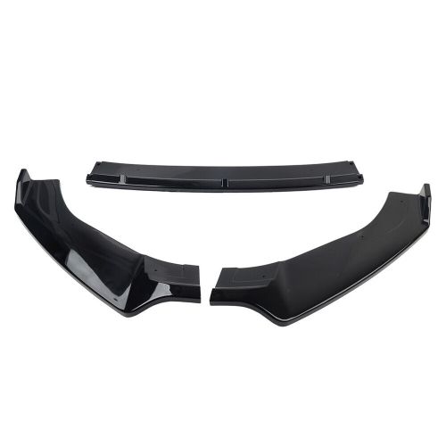 Front bumper lip spoiler kit for volkswagen vw golf 7.5 2013-2020 black-