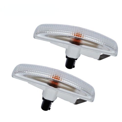 2x clear side marker repeater light for land rover lr2 lr3 lr4 range sport