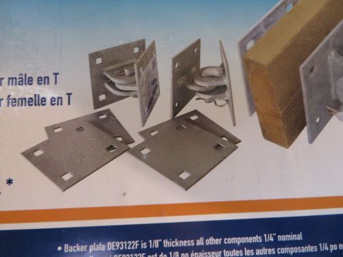 Dock edge dock kit de85205f connector hinge set steel heavy duty floating new