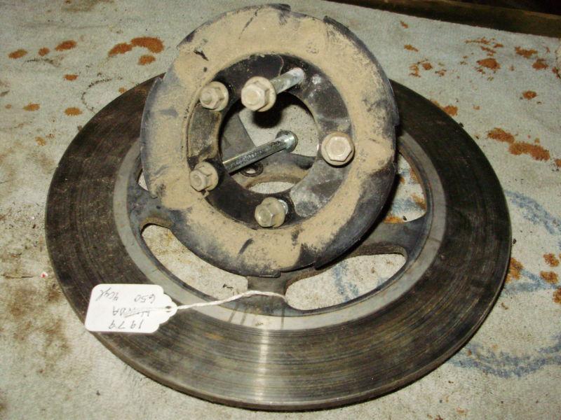 79 cb 650 4 cylinder  body misc front  brake parts rotor assembly