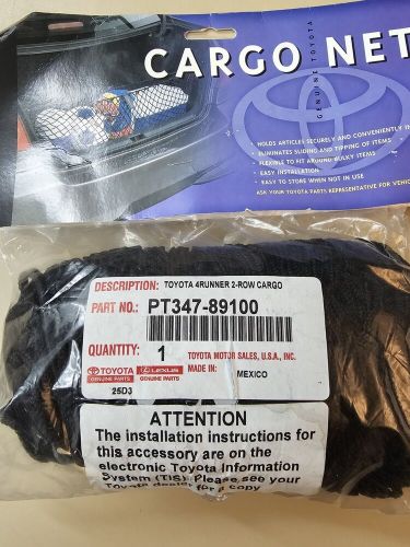 2010-2023 toyota 4runner genuine 2 row cargo net part number pt347-89100