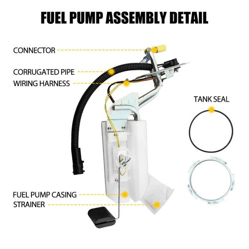 For ford f series f150 f250 truck 1990-1997 rear fuel pump module assembly 18gal