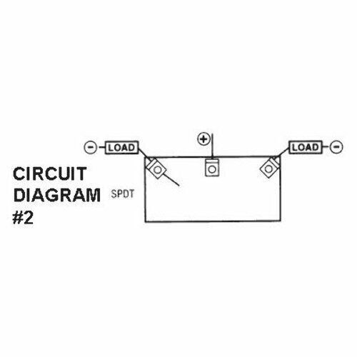 General automotive on / off / on rocker switch 20 amp at 12 volts dc  single pol