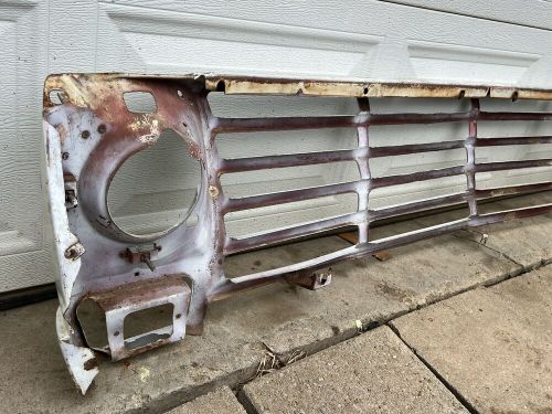 Oem 1967 ford f100 f250 f350 steel white patina grill