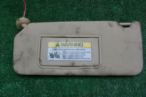 2010 honda accord left sun visor oem 1 peice    83280-ta5-a51zb