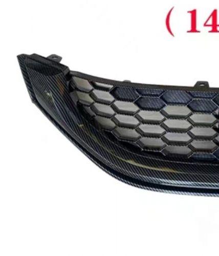 For 2013 2014 2015 9th honda civic carbon fiber color honeycomb grill grille