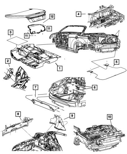 Genuine mopar floor mat kit 1ul211x9ab