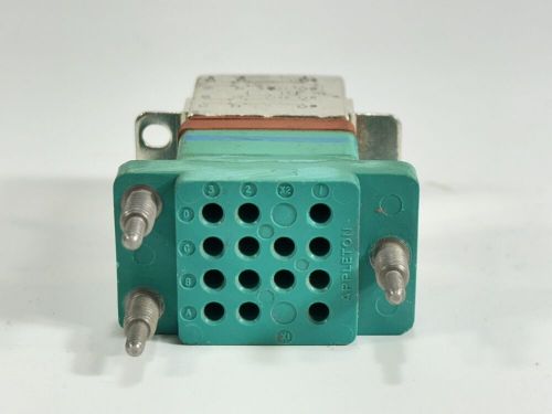 Deutsch relay ms27400-12 polarized 28vdc 10a &amp; amphenol pcd m12883/40-08s socket