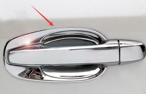 Exterior outside door bowl cover trim 8pcs chrome for subaru forester 14-18