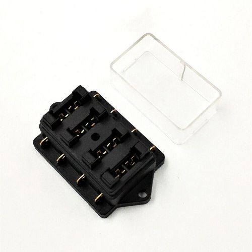 Easy installation 4 way blade fuse box holder kit for marine car boat 12v 24v