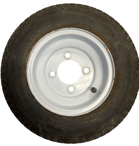 Million parts tubeless tire and rim assembly, 4.80-8 trailer tire, 4-bolt