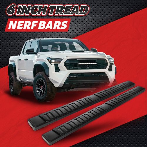 For 2005-2023 toyota tacoma double cab 6&#034; step board running boards