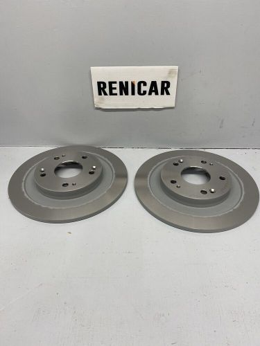 Rear brake discs pair 276mm for honda civic 2012-2017 42510-tv0-e01 genuine part