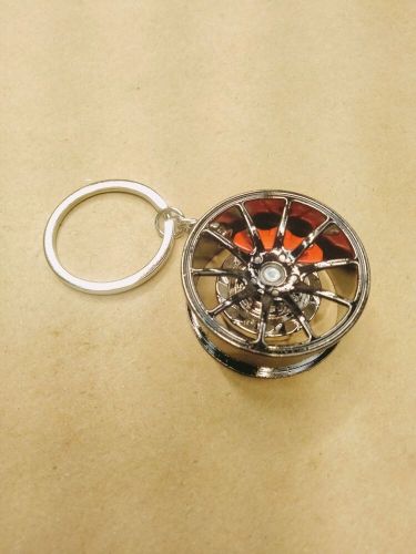 Tuner super sport srt wheel key chain  auto accessory black