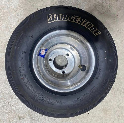 2 bridgestone 6.0 /11.0-5 tire wheel go kart racing cart drift trike barstool