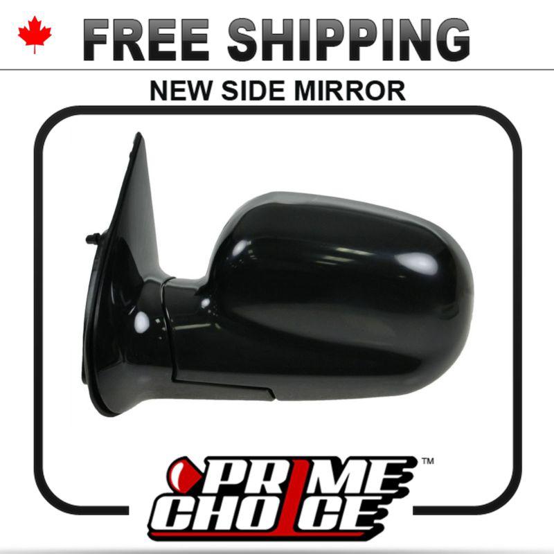 New power non heated drivers side view door mirror