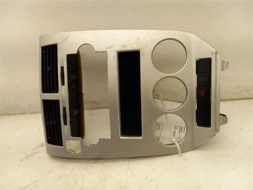 2007 2008 2009 dodge caliber oem radio ac dash trim bezel silver color