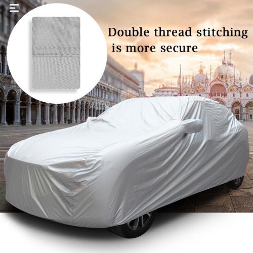 Full car cover with storage bag for outdoor dust rain snow waterproof breathable