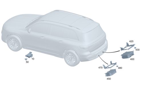 Genuine mercedes-benz control unit complete 000-900-81-42