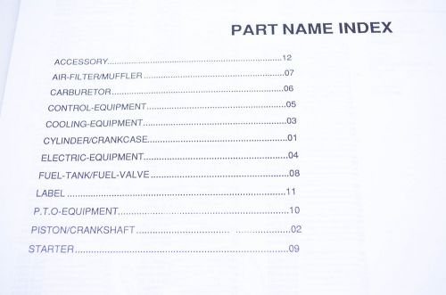 New oem kawasaki 99911-a386 parts catalog tg028d nos