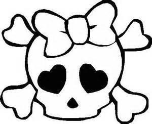 Skull girl *vinyl decal/ sticker automotive truck car 