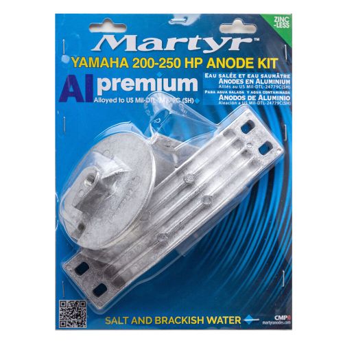 Martyr aluminum anode kit for 200hp -250hp yamaha outboard motor lower unit