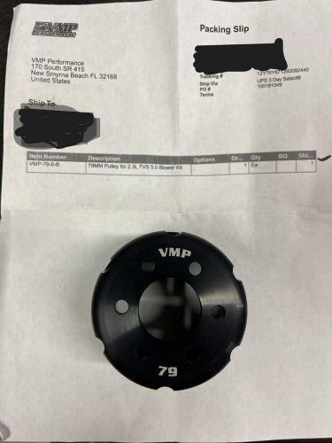 Vmp 79 mm performance for 5.0l supercharger 2.8 in 6-rib pulley tvs blower kit