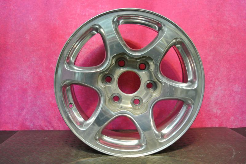 Gmc sierra yukon 17" oem rim 2000 01 02 03 04 0506 2007 wheel 5132 itm 41624735